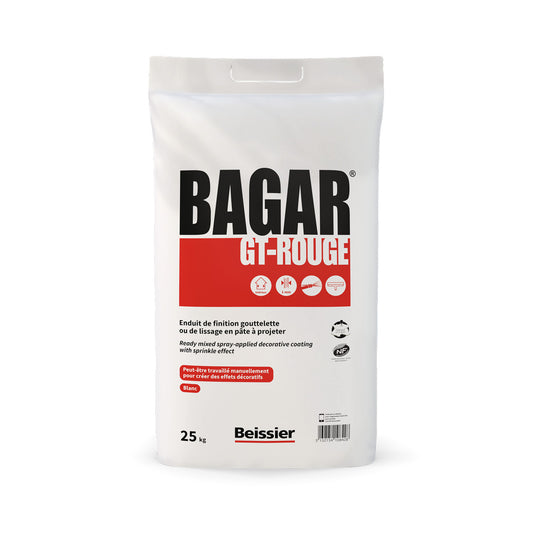 Enduit BAGAR GT ROUGE 25KG