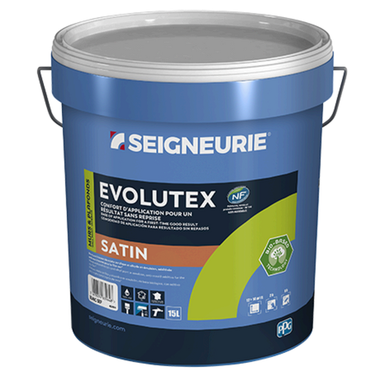SEIGNEURIE EVOLUTEX BAS CARBONE SATIN 15L BLANC
